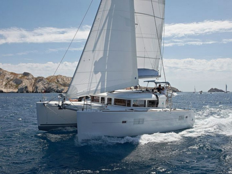 Lagoon 400 S2 - Catamaran Charter Sicily & Boat hire in Italy Sicily Aeolian Islands Furnari Marina Portorosa 1