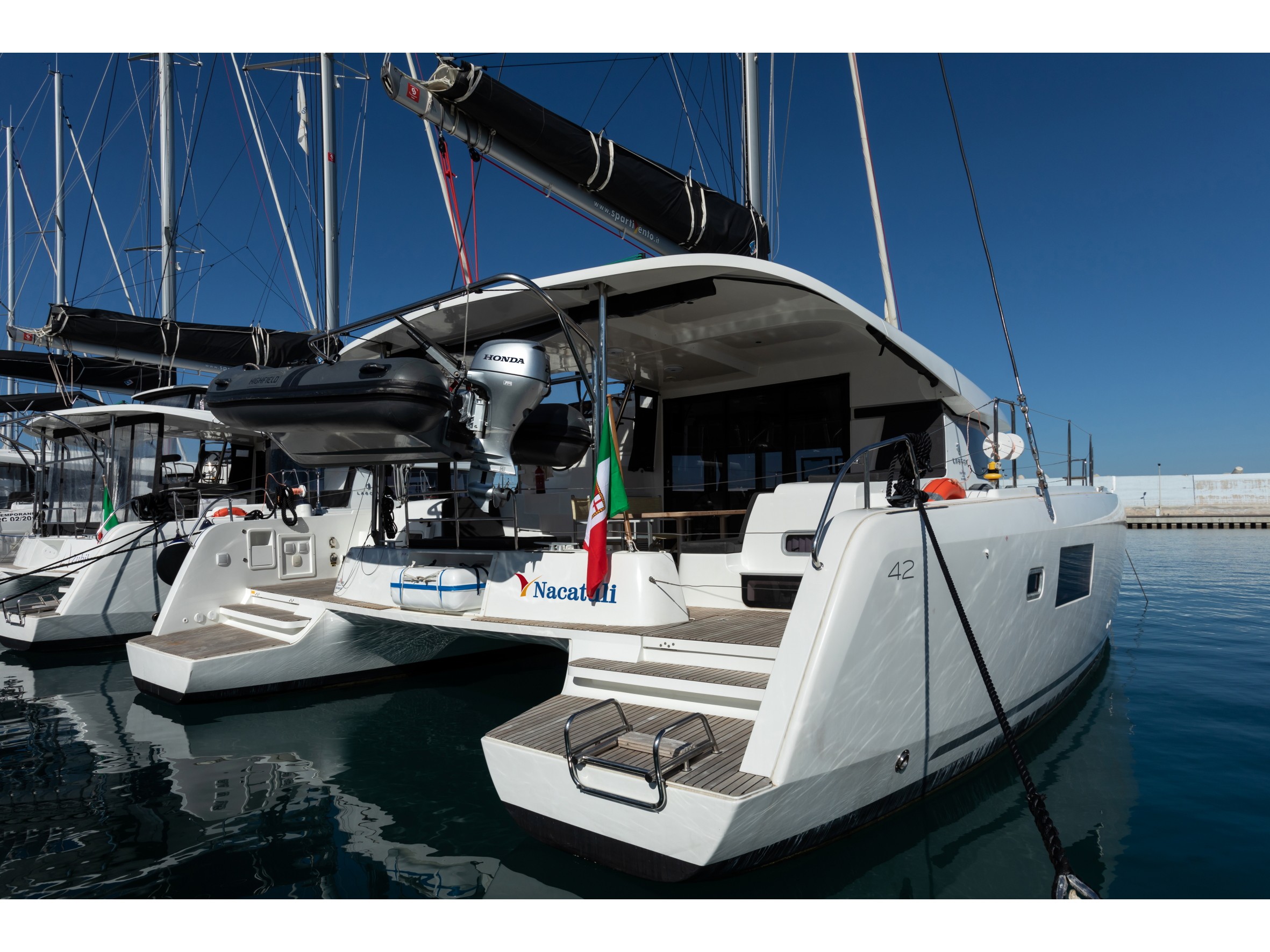 Lagoon 42 - Yacht Charter Capo d'Orlando & Boat hire in Italy Sicily Aeolian Islands Capo d'Orlando Capo d'Orlando Marina 2