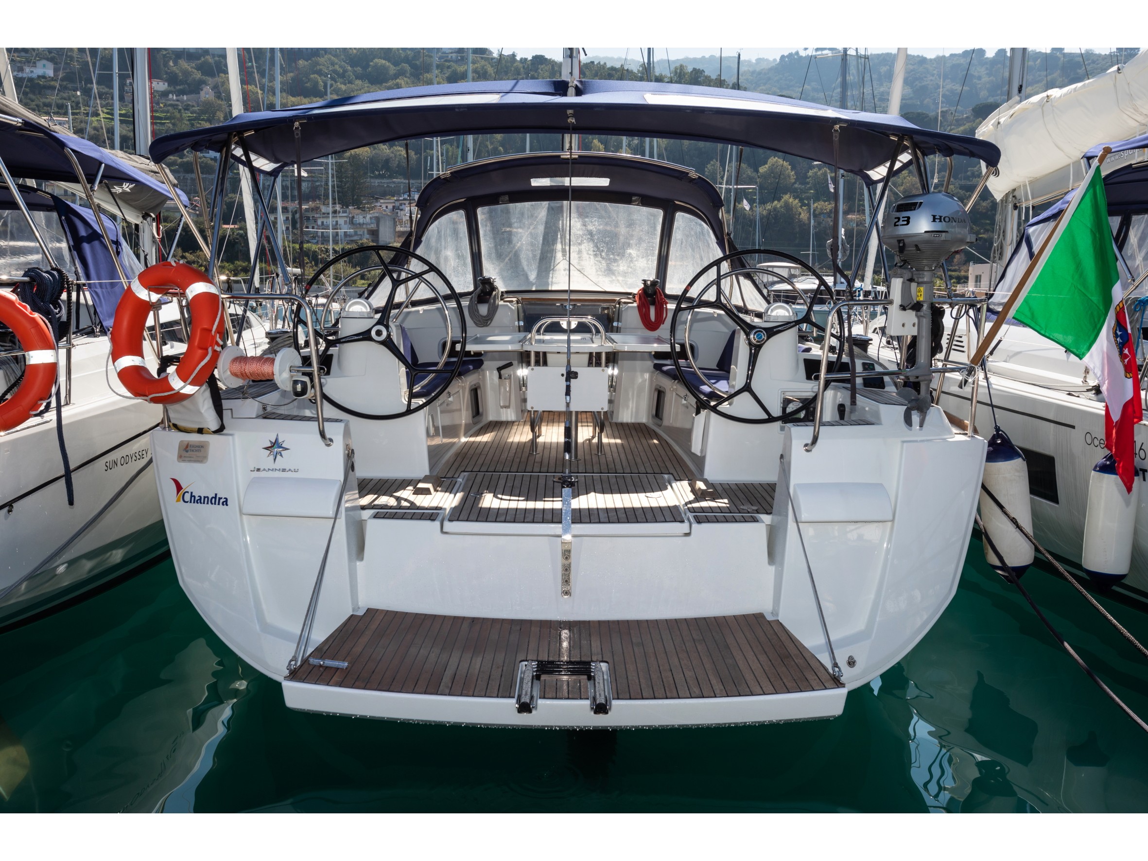 Sun Odyssey 479 - Yacht Charter Sardinia & Boat hire in Italy Sardinia Costa Smeralda Olbia Marina di Olbia 3