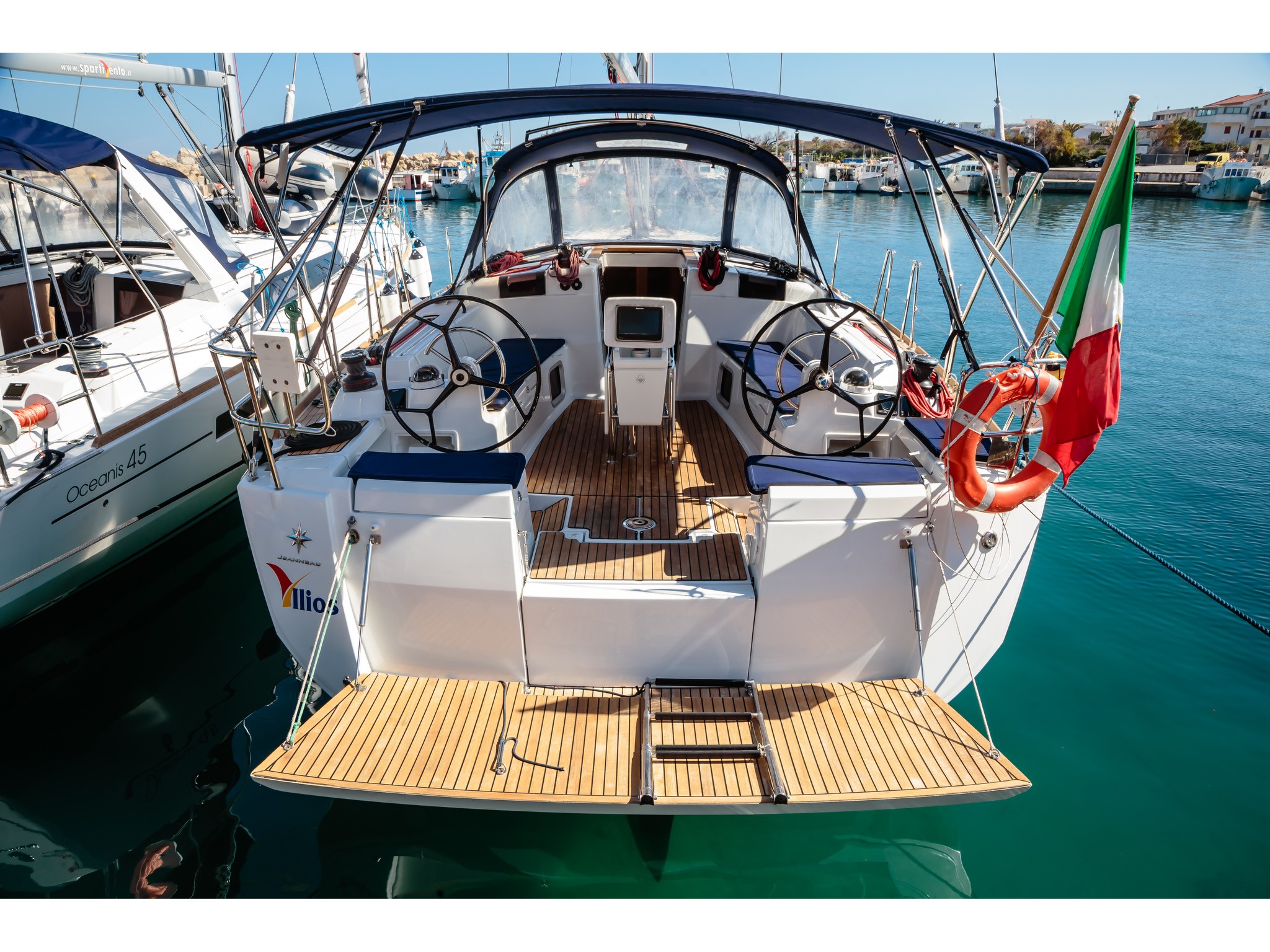 Sun Odyssey 449 - Yacht Charter Capo d'Orlando & Boat hire in Italy Sicily Aeolian Islands Capo d'Orlando Capo d'Orlando Marina 2