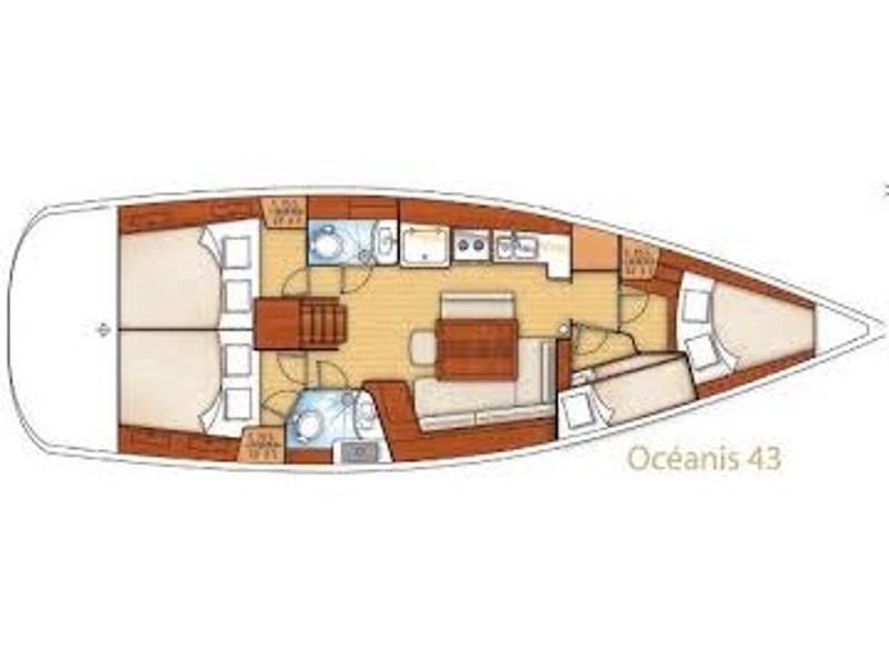 Oceanis 43 - Sailboat Charter The Canaries & Boat hire in Spain Canary Islands Tenerife Las Galletas Marina del Sur 4