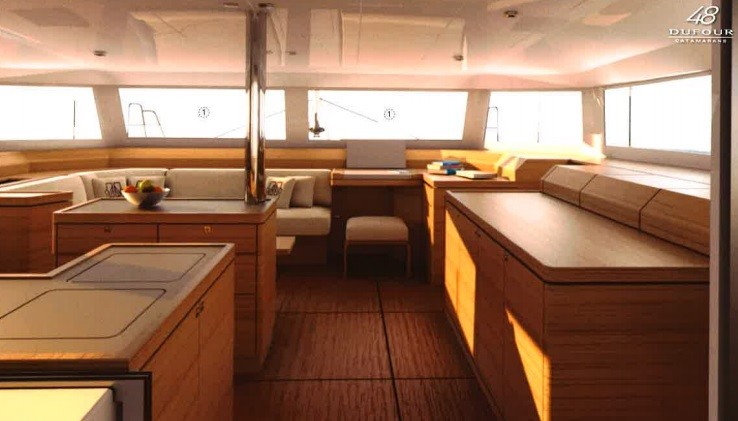dufour catamaran 48 luxe with a/c