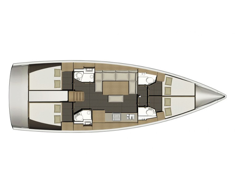 Dufour 460 Grand Large - Yacht Charter Furnari & Boat hire in Italy Sicily Aeolian Islands Furnari Marina Portorosa 3
