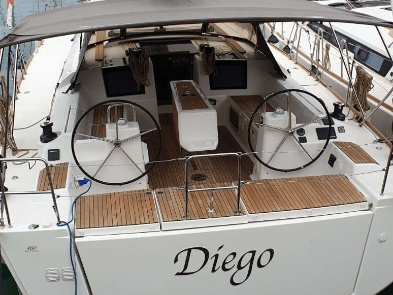 Dufour 460 Grand Large - Yacht Charter Italy & Boat hire in Italy Sicily Aeolian Islands Furnari Marina Portorosa 2