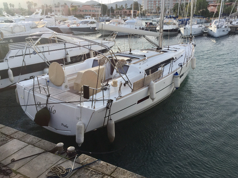 Dufour 460 Grand Large - Yacht Charter Furnari & Boat hire in Italy Sicily Aeolian Islands Furnari Marina Portorosa 1