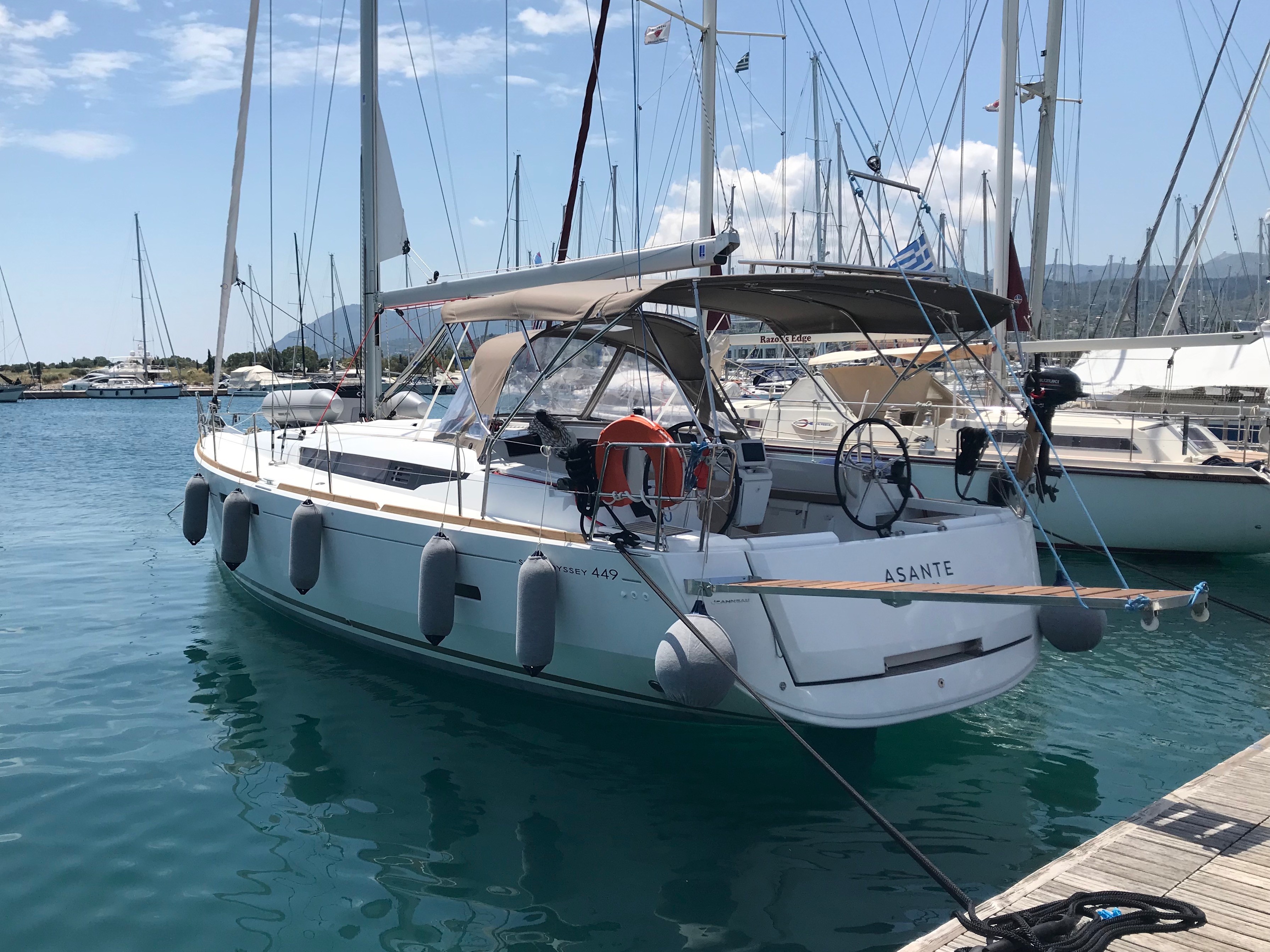 Sun Odyssey 449 - Yacht Charter Lefkada & Boat hire in Greece Ionian Sea South Ionian Lefkada Lefkas Lefkas Marina 2