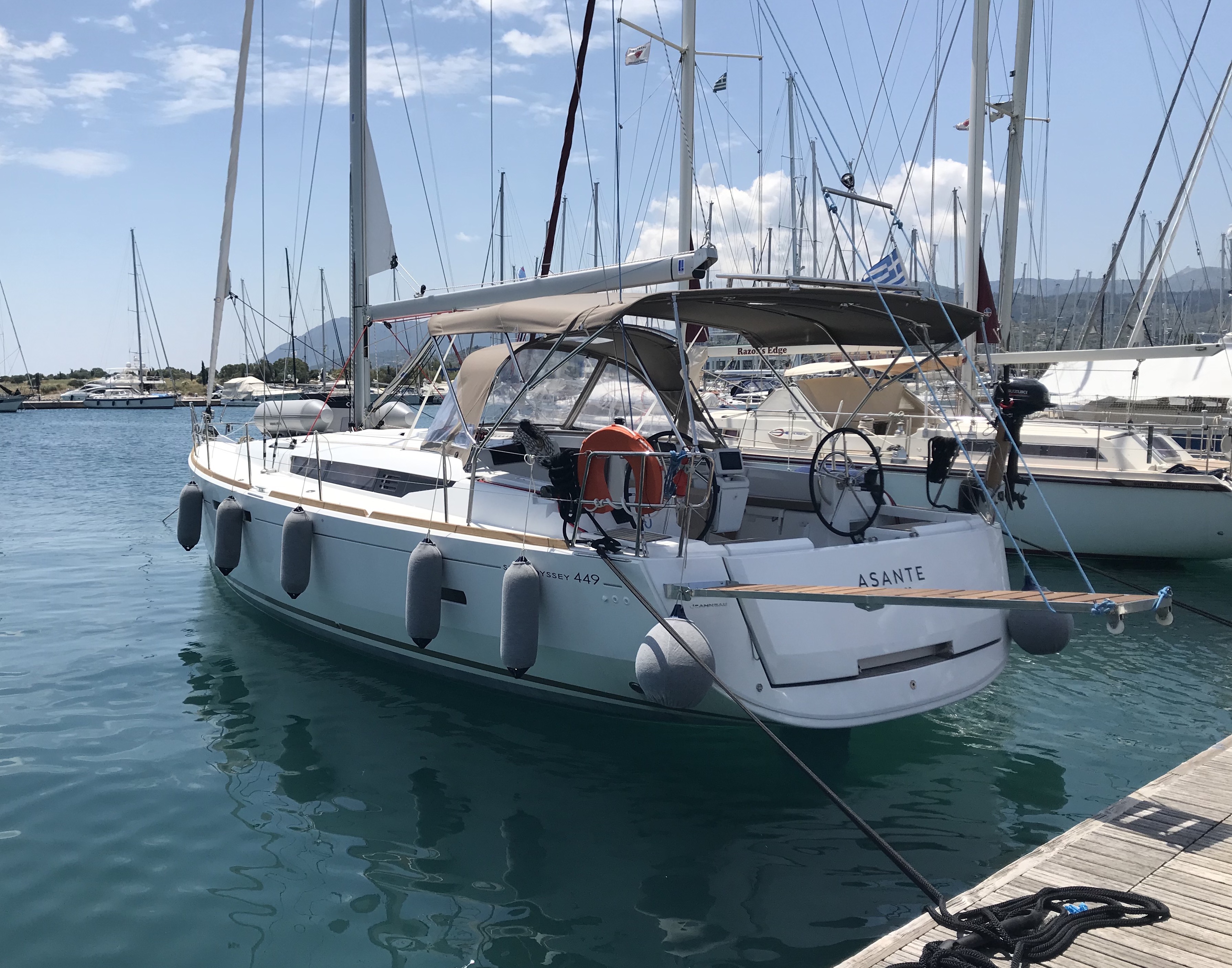 Sun Odyssey 449 - Yacht Charter Lefkada & Boat hire in Greece Ionian Sea South Ionian Lefkada Lefkas Lefkas Marina 4
