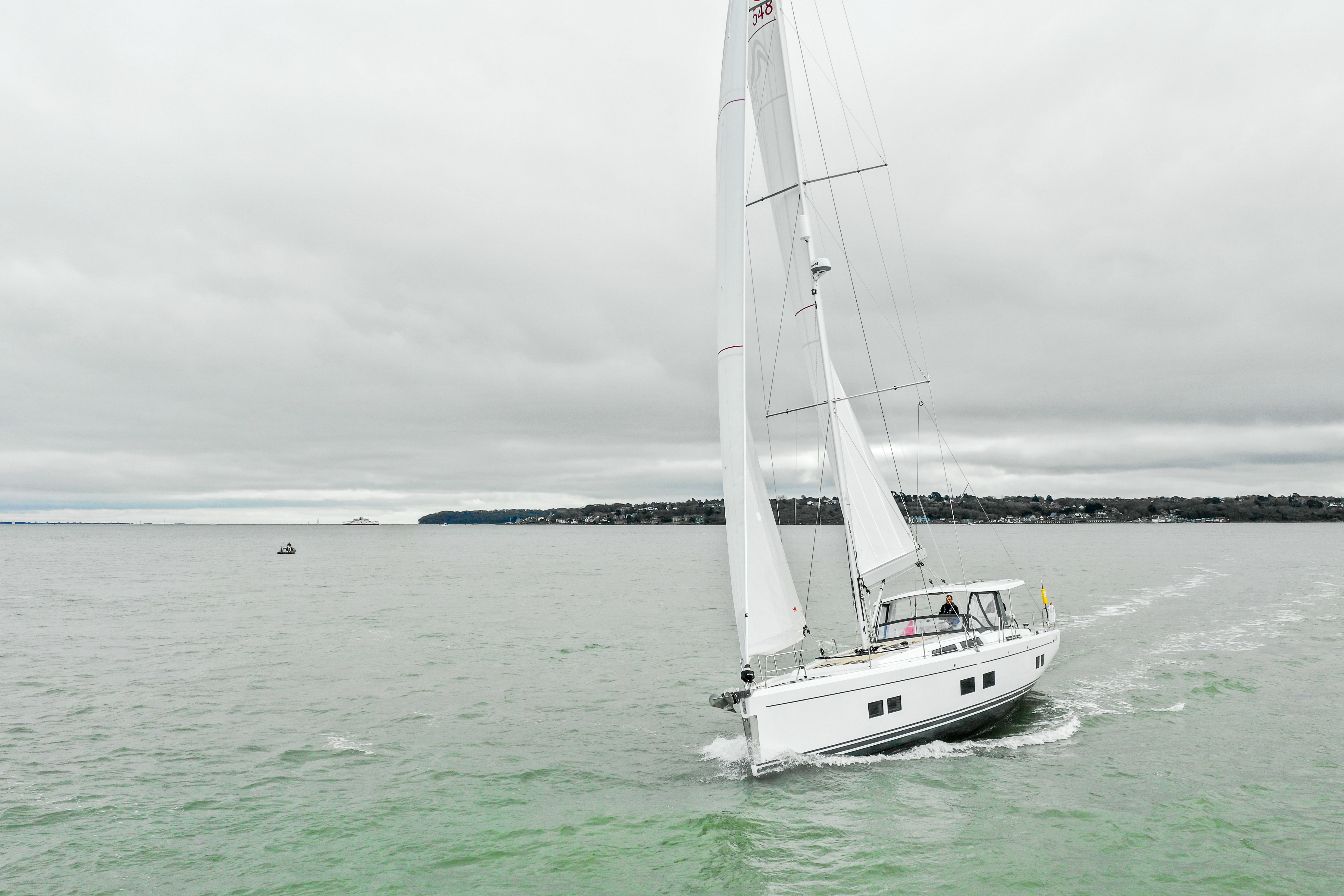 hanse 548 - Yacht Charter The Solent & Boat hire in United Kingdom England The Solent Southampton Southampton Ocean Village Marina 1