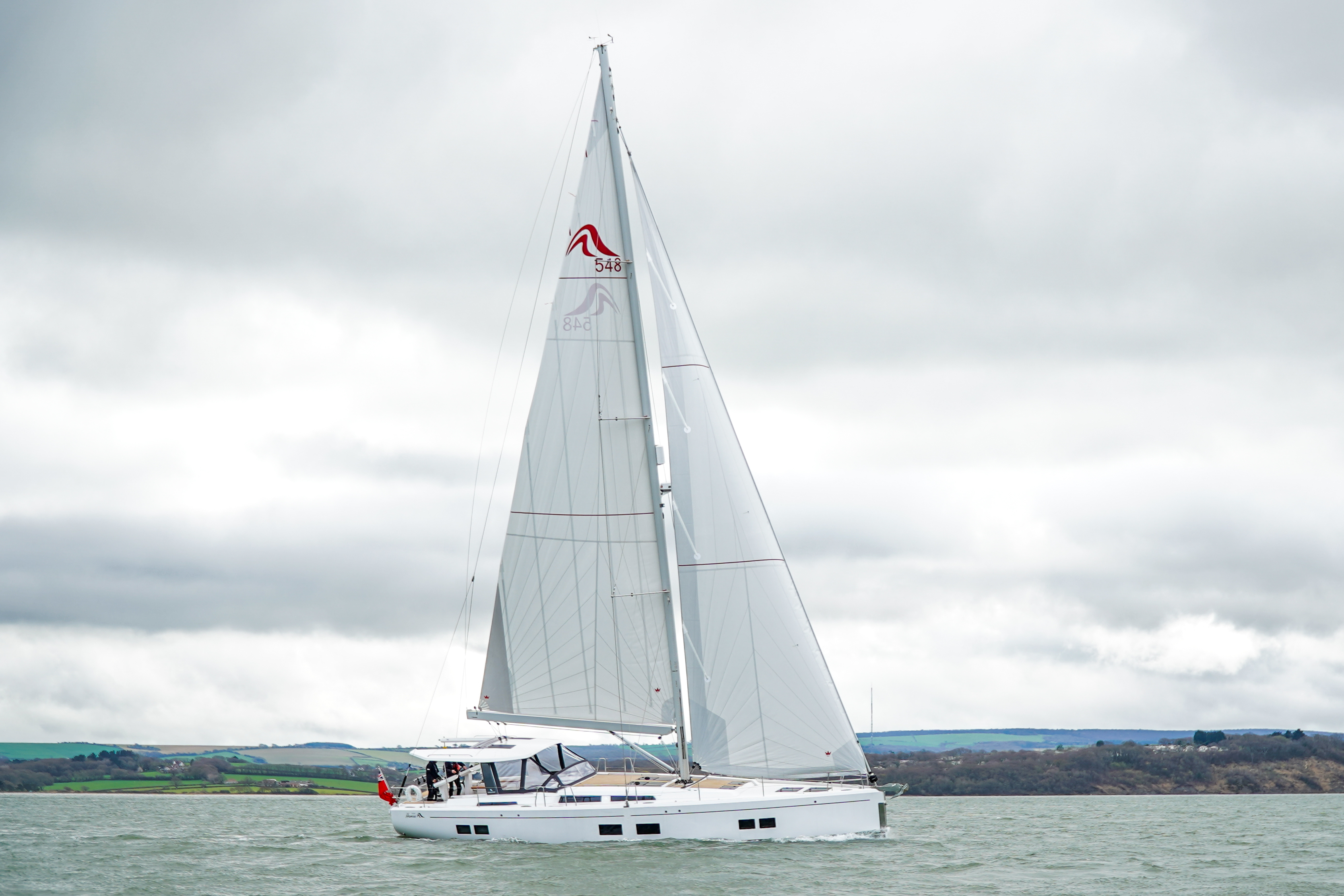 hanse 548 - Yacht Charter The Solent & Boat hire in United Kingdom England The Solent Southampton Southampton Ocean Village Marina 3