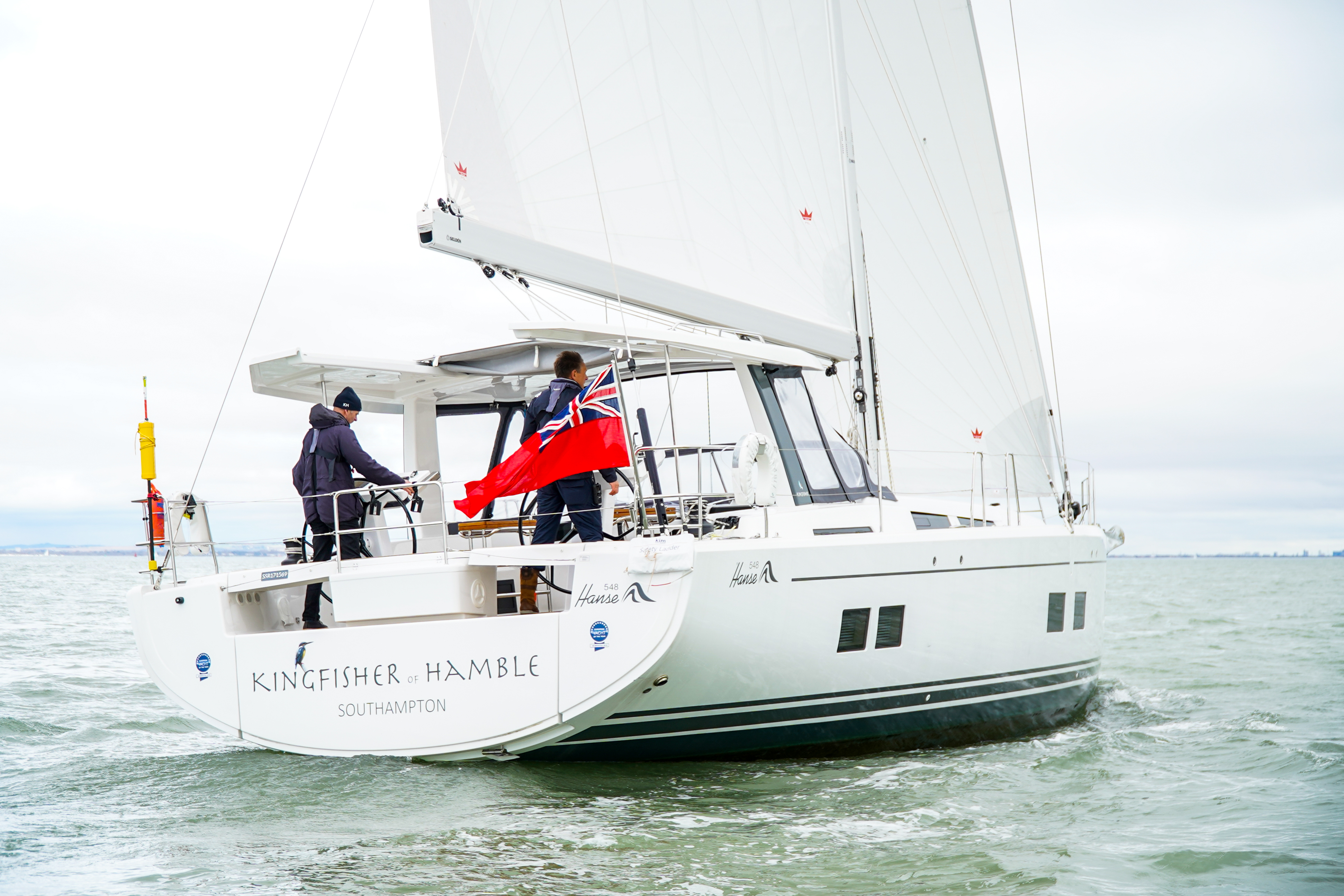 hanse 548 - Yacht Charter The Solent & Boat hire in United Kingdom England The Solent Southampton Southampton Ocean Village Marina 4