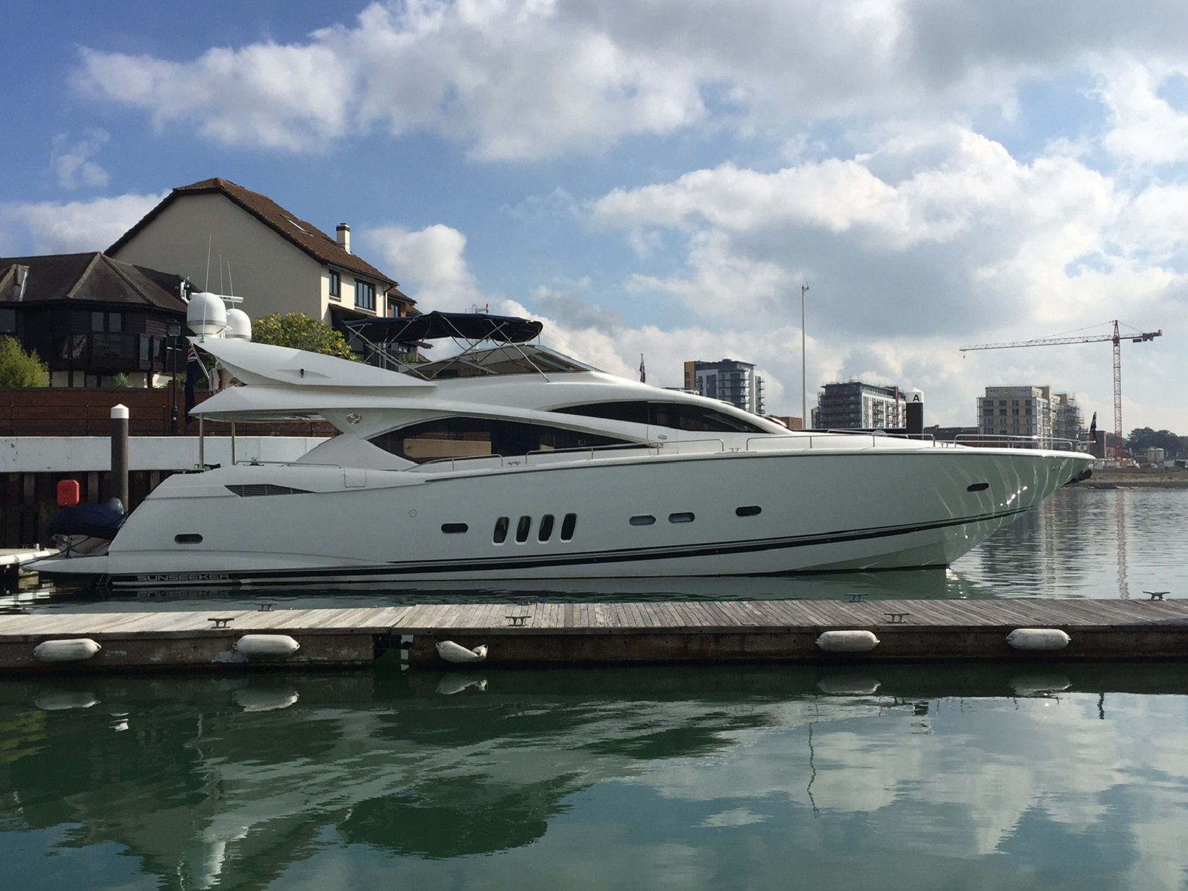 sunseeker 82 - Yacht Charter The Solent & Boat hire in United Kingdom England The Solent Southampton Southampton Ocean Village Marina 1