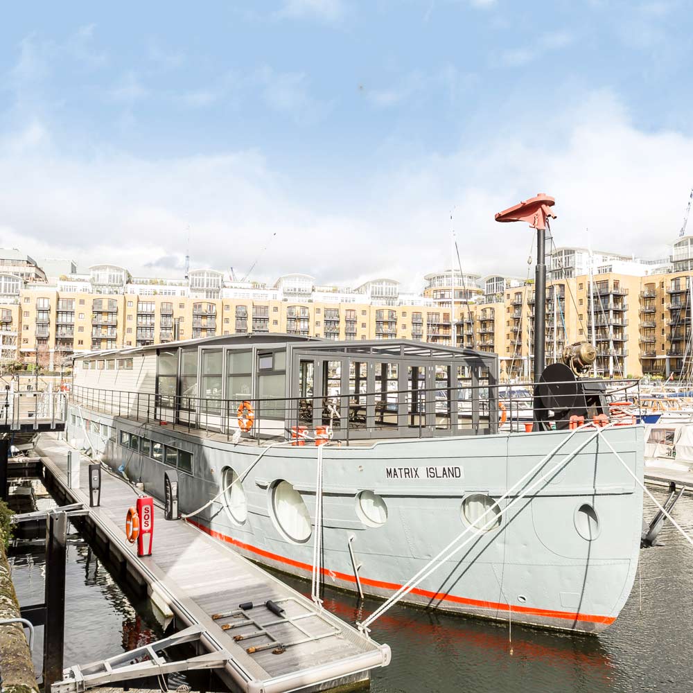 matrix island - Yacht Charter River Thames & Boat hire in United Kingdom England Greater London London St Katharine Docks 2