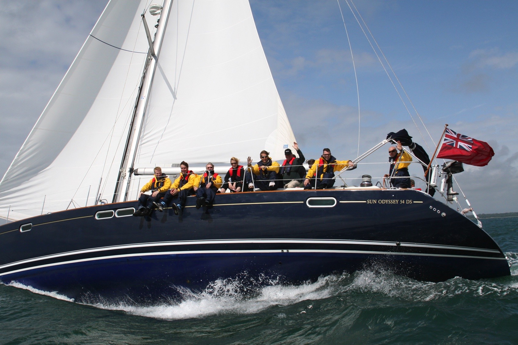 Jeanneau 54DS - Yacht Charter The Solent & Boat hire in United Kingdom England The Solent Lymington Lymington Yacht Haven Marina 1