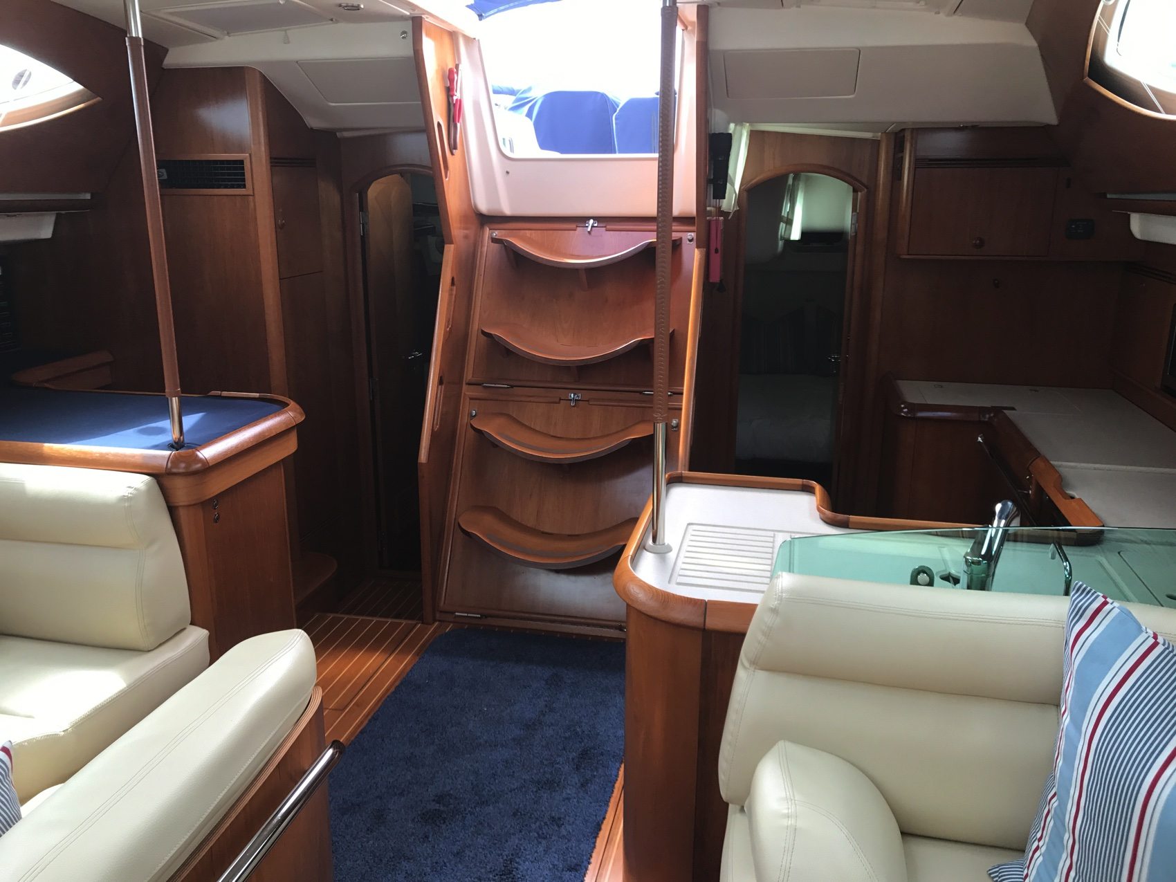 Jeanneau 54DS - Yacht Charter The Solent & Boat hire in United Kingdom England The Solent Lymington Lymington Yacht Haven Marina 4