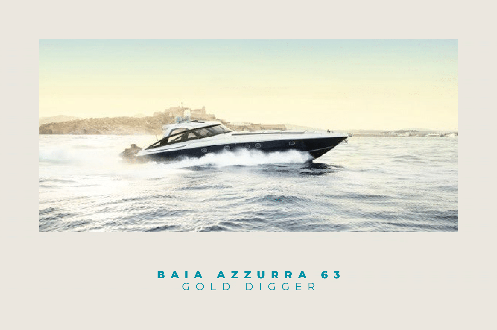 Azzurra 63 - Motor Boat Charter Balearics & Boat hire in Spain Balearic Islands Ibiza and Formentera Ibiza Ibiza Marina Ibiza 1