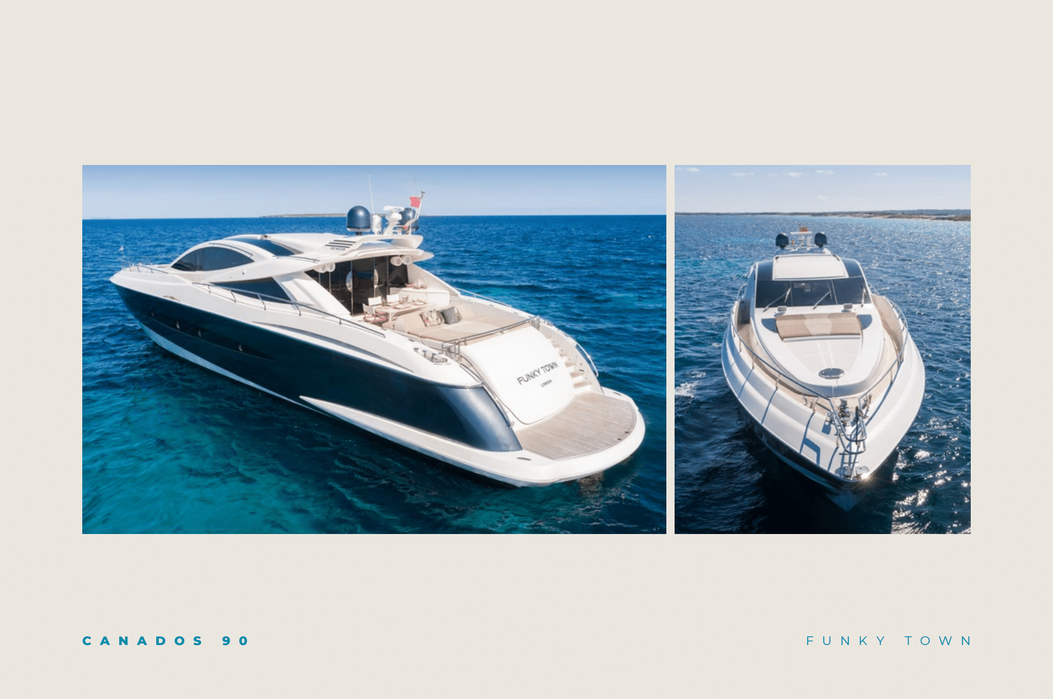 90 - Motor Boat Charter Spain & Boat hire in Spain Balearic Islands Ibiza and Formentera Ibiza Ibiza Marina Ibiza 2